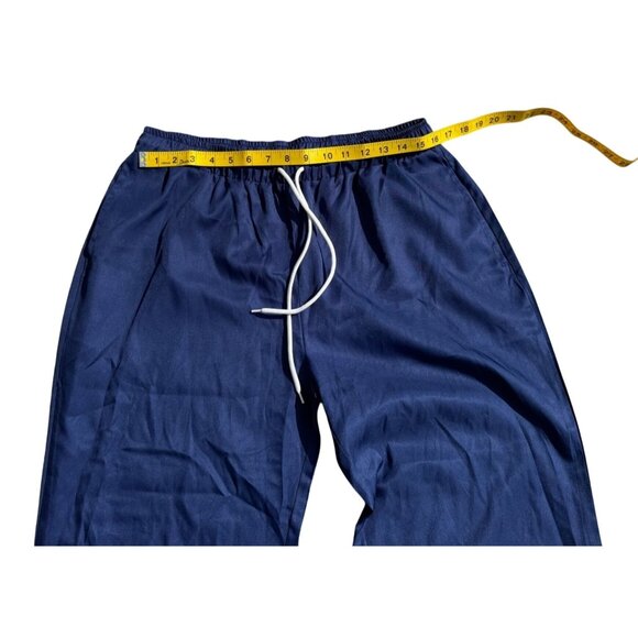 LucMattan Mens Button-Down Shirt Navy Blue XL Cotton Long Sleeve Printed New Wit - Picture 10 of 11